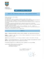 2025-009 circulation interdite ball trap 18 mai 2025 – Mise en ligne le 28 avril 2025