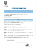2025-013 Occupation domaine public – vente de gaufres – Mise en ligne le 28 avril 2025