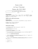 Procès Verbal 23.01.2025 approuvé – Mise en ligne le 28 avril 2025