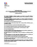 Arrêté préfectoral portant interdiction temporaire de vente, cession et utilisation d’artifices de divertissement – Mise en ligne le 8 juillet 2025
