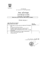 Affichage Conseil Municipal du 29.01.2026